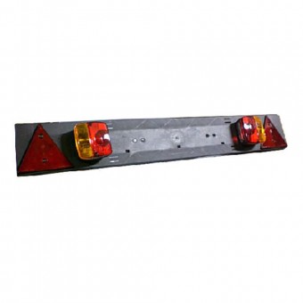 BARA PENTRU REMORCA DE 1.020X140MM CU LAMPI DE SEMNALIZARE JBM
