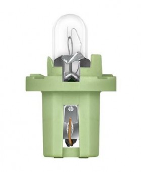BEC BORD BX8.5D SOCLU VERDE DESCHIS 12V 2W SET 10 BUC OSRAM