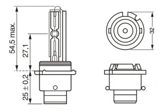 BEC D2S 85V 35W XENON BOSCH