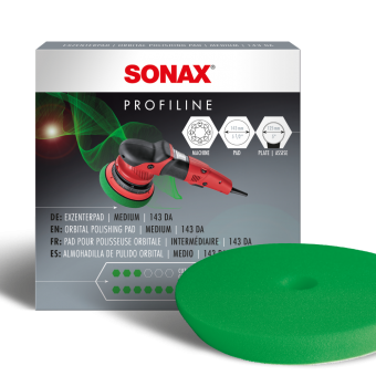 BURETE PENTRU POLISH MEDIU - DUAL ACTION 143MM SONAX