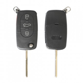CARCASA CHEIE CONTACT PENTRU AUDI A3 / A6 / A8, 3+1 BUTOANE, CU CHEIE