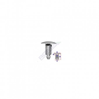 CLIPS DE TAVAN PENTRU FIAT SET 10 BUC
