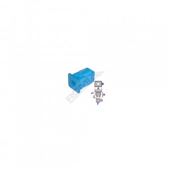 CLIPS FIXARE PENTRU ALFA/ ROMEO/ FIAT /LANCIA - ALBASTRU SET 25 BUC