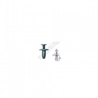 CLIPS FIXARE PENTRU TOYOTA 6X13.3MM - NEGRU SET 10 BUC