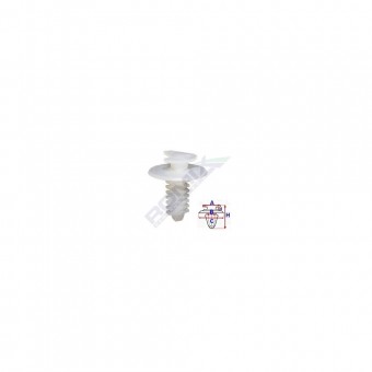 CLIPS TAPITERIE PENTRU FIAT/LANCIA/ALFA ROMEO/PEUGEOT - ALB SET 10 BUC