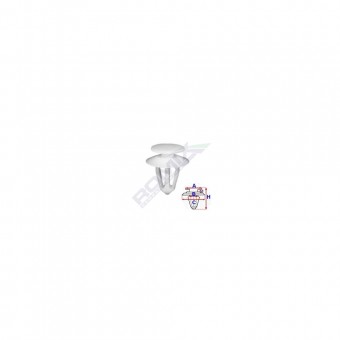 CLIPS TAPITERIE PENTRU OPEL - ALB SET 10 BUC