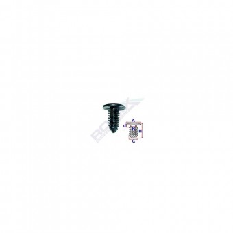 CLIPS TAPITERIE PENTRU SUZUKI 5.6X12.9MM - NEGRU SET 10 BUC