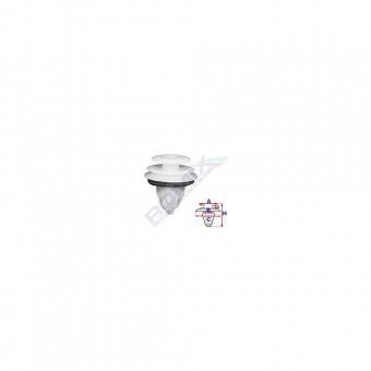 CLIPS TAPITERIE PENTRU TOYOTA, LEXUS 8.5X19.8MM ALB SET 10 BUC