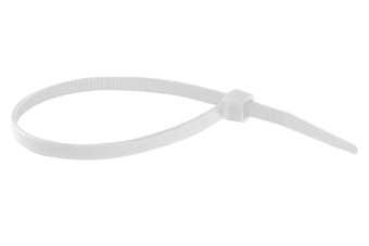 COLIERE NYLON ALBE 3.6*360 MM SET 100 BUC