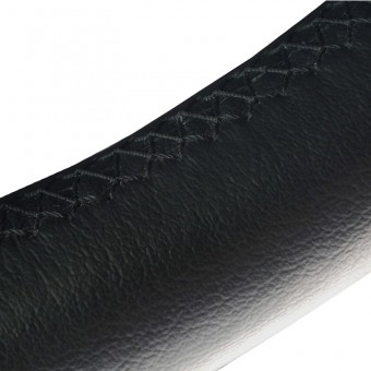 HUSA VOLAN CU SNUR PIELE NATURALA NEGRU 37-38 cm