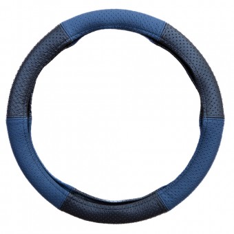 HUSA VOLAN PIELE NATURALA PERFORATA ALBASTRU 37-39 CM MEGA DRIVE