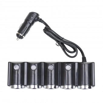 INCARCATOR AUTO PNI LIGHTER 04 CU 4 IESIRI BRICHETA 12V/24V SI 2 IESIRI USB (1A), INDICATOR LED