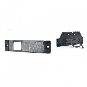 LAMPA GABARIT LED 1237 W45NS, 12V-24V, POZITIE ALB WAS