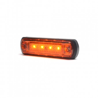 LAMPA GABARIT LED 1338 W189, 12V-24V, POZITIE PORTOCALIU WAS