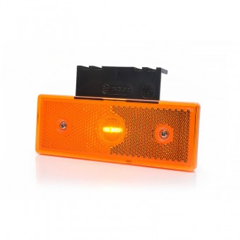 LAMPA GABARIT LED 1412 W201, 12V-24V, POZITIE PORTOCALIU WAS