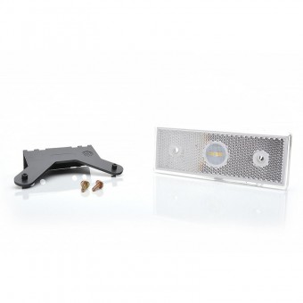 LAMPA GABARIT LED 1414 W201, 12V-24V, POZITIE ALB WAS