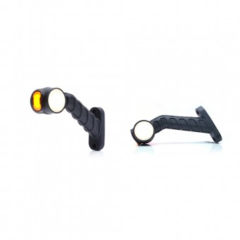 LAMPA GABARIT LED CU BRAT 1093P W148.1, 12V-24V, POZITIE ALB / ROSU / PORTOCALIU DREAPTA WAS