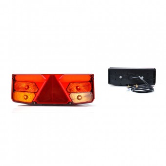 LAMPA MULTIFUNCTIONALA SPATE STANGA LED / BEC 1029 W137L, 12V-24V, 6 FUNCTII WAS