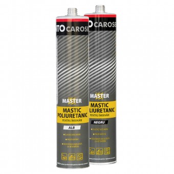 MASTIC POLIURETANIC MASTER NEGRU - 310 ML SINTO