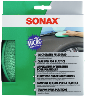 PAD DIN MICROFIBRA PENTRU INTRETINEREA MATERIALELOR PLASTICE SONAX