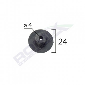 PIULITA MULTIPLE UTILIZARI PENTRU BMW/CITROEN/MERCEDES/VW/SEAT 4X24MM - NEGRU SET 10 BUC