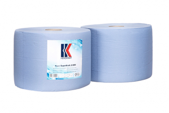 ROLA HARTIE PORTIONATA ALBASTRA 2 STRATURI 22 X 36 CM X 500 FOI (SET 2 ROLE)