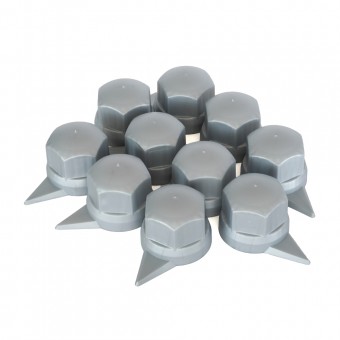 SET 10 BUCATI CAPAC PLASTIC PENTRU PREZON ROATA CU INDICATOR 33 MM GRI 41 MM