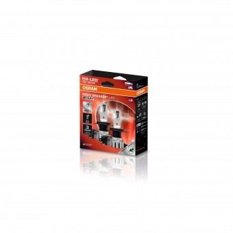 SET 2 BECURI NIGHT BREAKER LED START H4 +230% BLISTER OMOLOGARE RAR