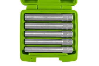 SET 5BUC CHEI TUBULARE HEXAGONALE LUNGI 120MM 3/8` JBM