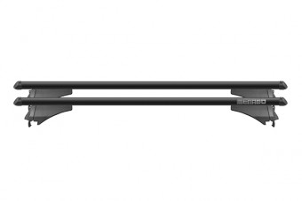 SET BARE PORTBAGAJ TRANSVERSALE ALUMINIU TIGER BLACK L 120CM CU ANTIFURT
