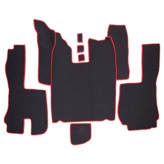 SET COVORASE PIELE ECOLOGICA TRUCK UMBRELLA PENTRU SCANIA SERIA R 2005-2013 MANUAL. NEGRU