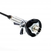 ANTENA CB PNI S60 CU FLUTURE, LUNGIME 59 CM, CU MONTURA, CABLU SI MUFA PL259, FIBRA DE STICLA