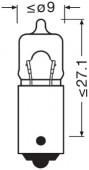 BEC 12V H10W ORIGINAL SET 10 BUC OSRAM
