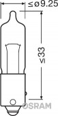 BEC 12V HY21W ULTRA LIFE OSRAM