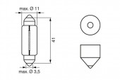 BEC 12V W1.2W 10W ECO SET 10 BUC BOSCH