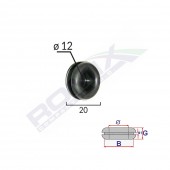 CAPAC CAUCIUC INCHIS UNIVERSAL DIAMETRU 12MM SET 5 BUC