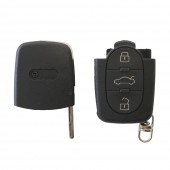 CARCASA CHEIE CONTACT PENTRU AUDI A3 / A6 / A8, 3 BUTOANE, CU CHEIE