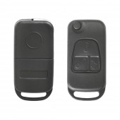 CARCASA CHEIE CONTACT PENTRU MERCEDES-BENZ CLASS C/ S / ML / SL 3 BUTOANE, CU CHEIE