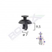 CLEMA FIXARE BARA PROTECTIE PENTRU TOYOTA LEXUS SET 10 BUC