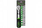 CLICHET CU 72 DINTI 1/2` CU SET TUBULARE HEXAGONALE JBM