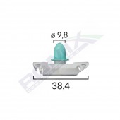 CLIPS FIXARE ELEMENTE EXTERIOARE PENTRU VW - ALB SET 10 BUC