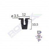 CLIPS FIXARE PENTRU AUDI - NEGRU SET 25 BUC