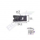 CLIPS FIXARE UNIVERSAL - NEGRU SET 25 BUC