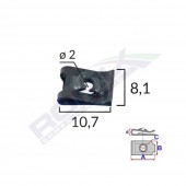 CLIPS FIXARE UNIVERSAL - NEGRU SET 25 BUC
