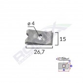 CLIPS METALIC FIXARE UNIVERSAL SET 10 BUC