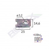 CLIPS METALIC FIXAREPENTRU GRUP VAG SI UNIVERSAL SET 10 BUC
