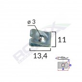 CLIPS METALIC TAPITERIE UNIVERSAL SET 25 BUC