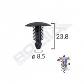 CLIPS TAPITERIE PENTRU CITROEN/FIAT/PEUGEOT - NEGRU SET 10 BUC