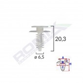 CLIPS TAPITERIE PENTRU FIAT/LANCIA/ALFA ROMEO - ALB SET 10 BUC