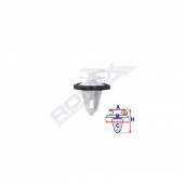 CLIPS TAPITERIE PENTRU FORD 9.6X21.9MM ALB - SET 10 BUC